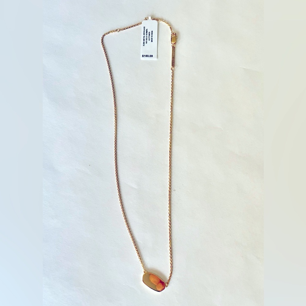 Elisa Metal Necklace 18k Gold Vermeil
